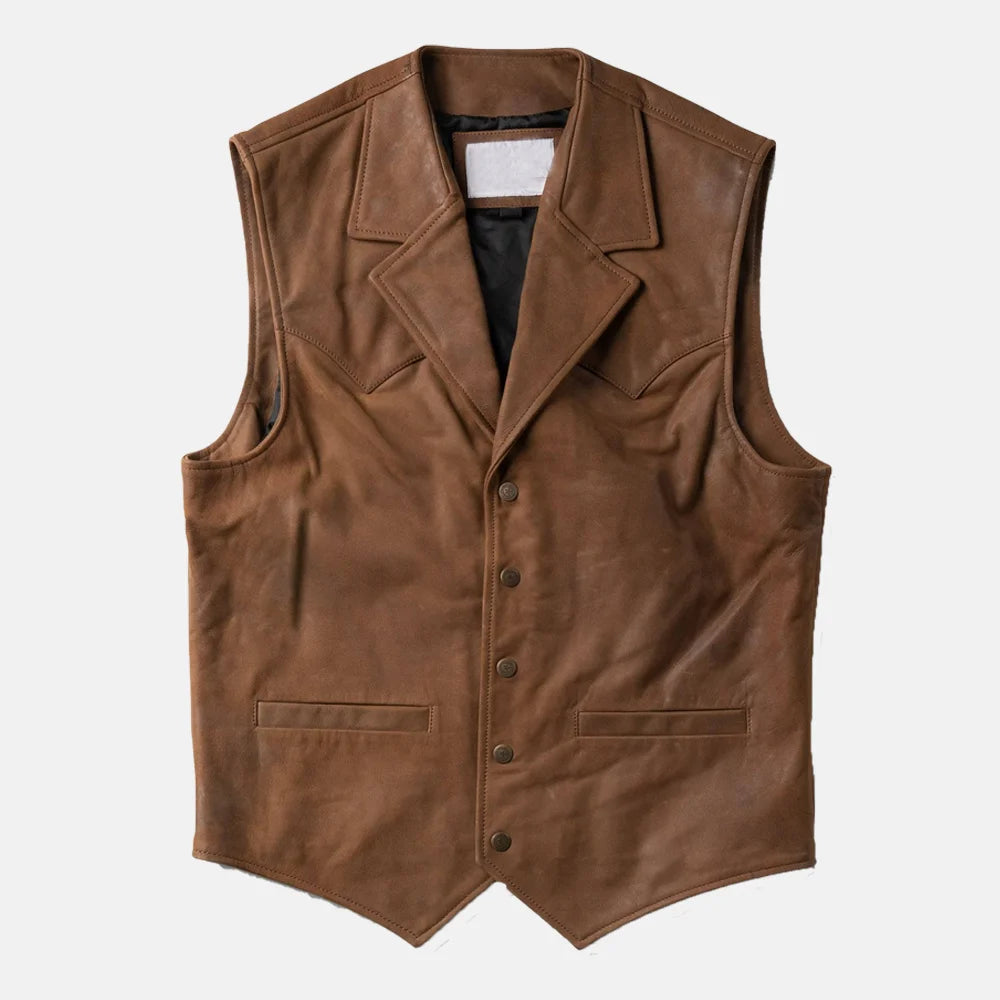 brown vest | mens brown vest