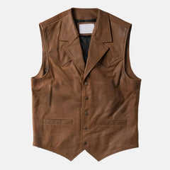 brown vest | mens brown vest