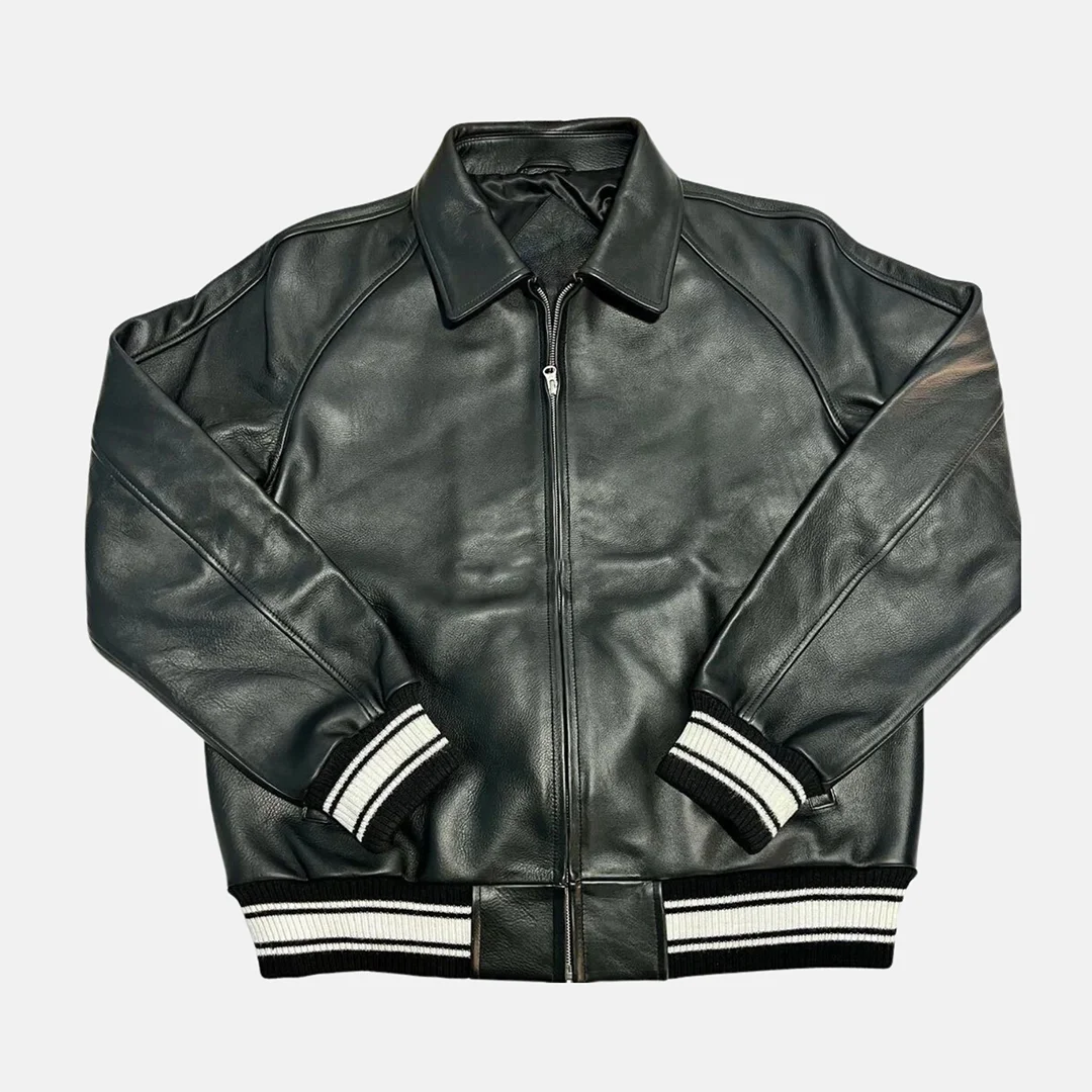 American Flight Bomber Leather Fight Jacket