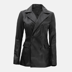 Esme Echelon Women's Leather Blazer Jacket