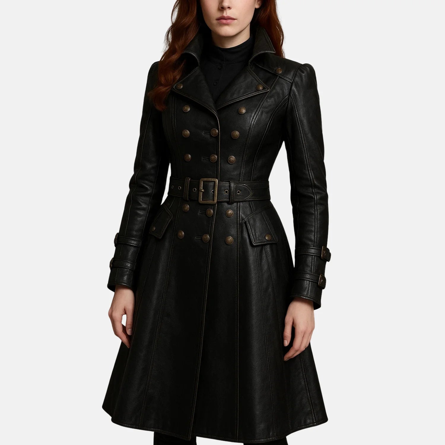 Shadowa Steampunk Jacket Women Trench Coat