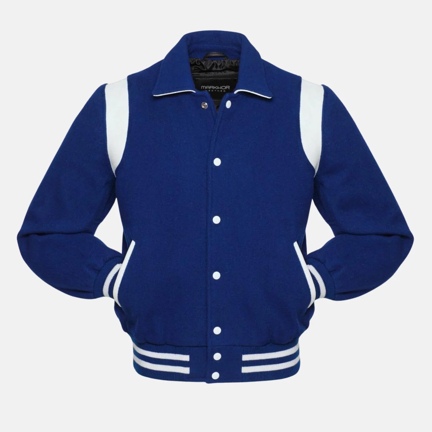 Leather Sleeves Men’s Varsity Jacket