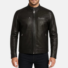Vincent Zip Up Style Mens Motorcycle Jacket