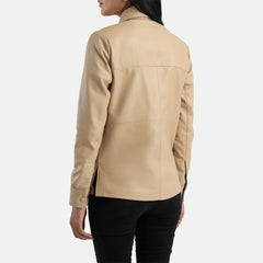Zenith Leather Shirt Jacket