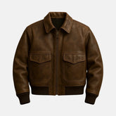 Men’s Aviator Flight Coat Retro Bomber Jacket
