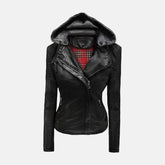Luxoria Leather Bomber Jacket for women