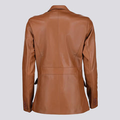 Allure Leather Blazer for Women