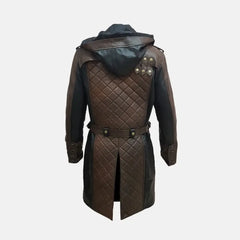 Dark Drifter Long Leather Coat