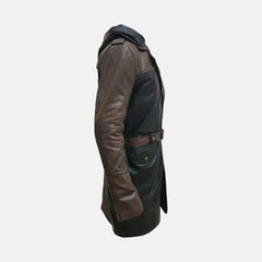 Dark Drifter Long Leather Coat