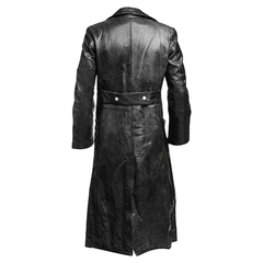 Eclipse Envoy Black Leather Duster
