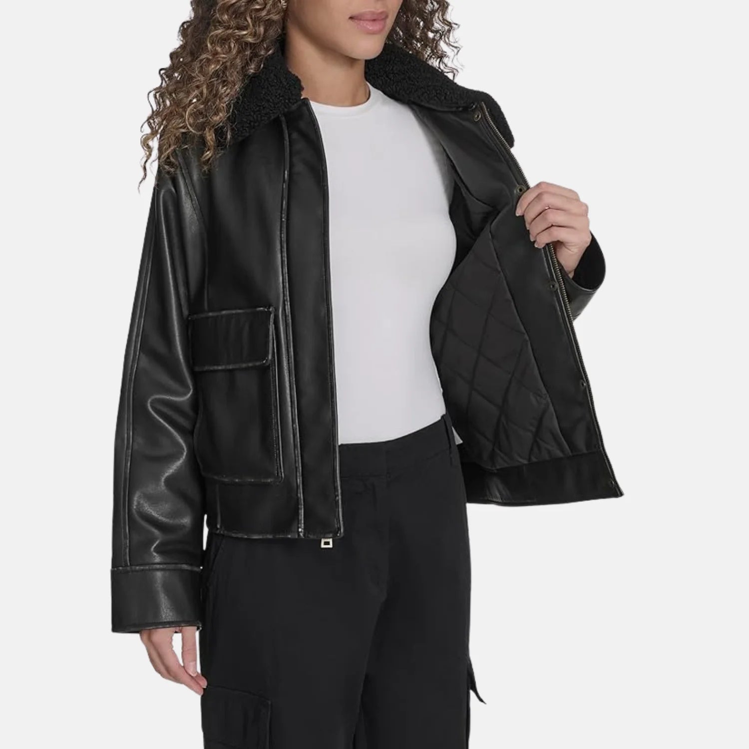 Sherpa Collar Flight Jacket Women