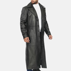 Rancher's Long Leather Duster Men