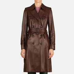 Brown Leather Coat