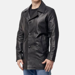 Royal Rogue Leather Blazer Men