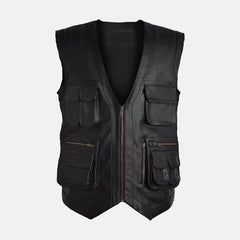 Rustic Rebel Leather Motorcycle Vest