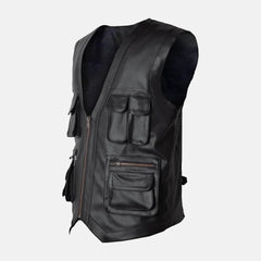 Rustic Rebel Leather Motorcycle Vest