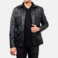 Stylish Executive Mens Leather Blazers