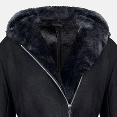 Milano Moxie Leather Shearling Coat