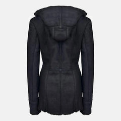 Milano Moxie Leather Shearling Coat