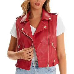 Rogue Rider Womens Leather Vest