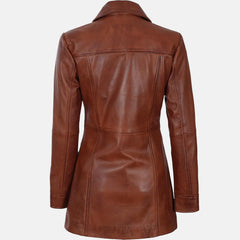 Wayferer Female Leather Coat | Leather Trench Coats