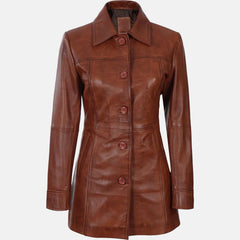 Wayferer Female Leather Coat | Leather Trench Coats